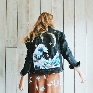 Embroidered Denim Jacket